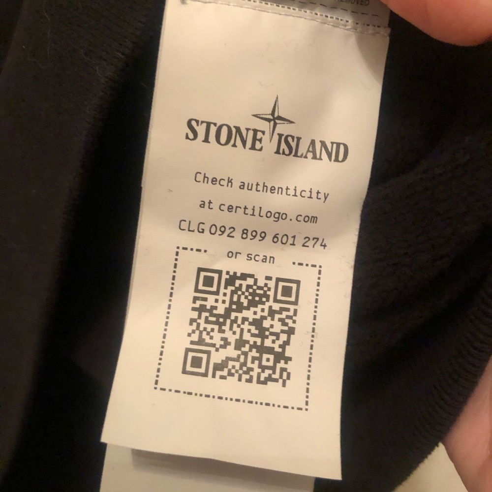 Celebrity’s favorite $375 Stone island basic logo patch hoodie men size m - Picture 7 of 7